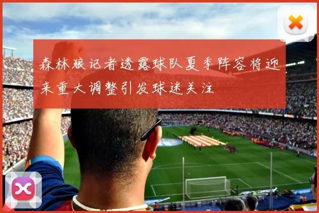 森林狼记者透露球队夏季阵容将迎来重大调整引发球迷关注